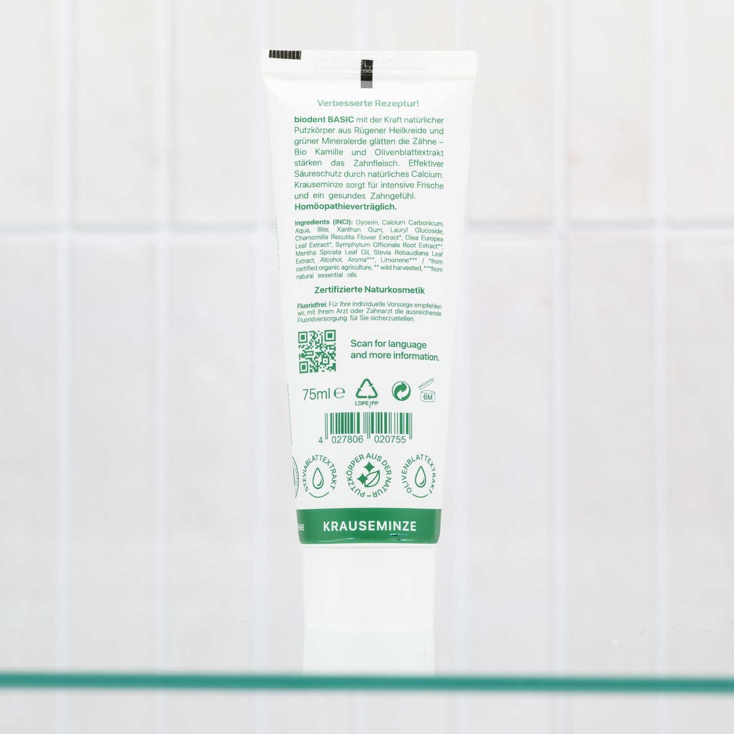 Basic tandpasta met Stevia