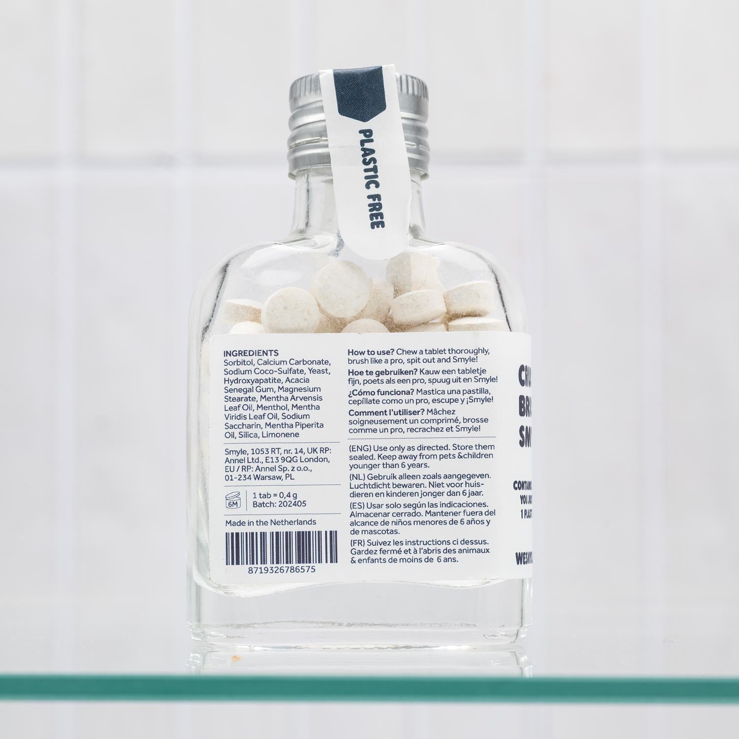 Smyle tandpasta zonder fluoride